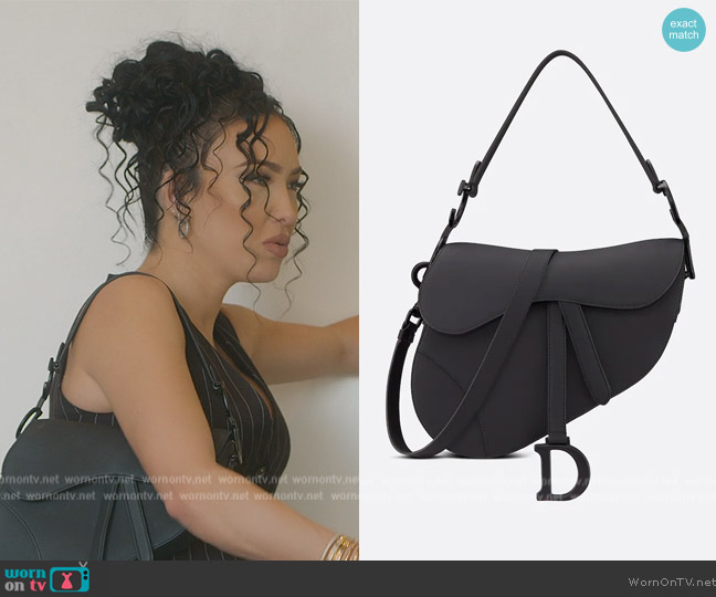 Dior Saddle Bag worn by Bre Tiesi on Selling Sunset