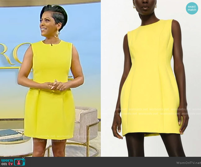 Dolce & Gabbana Sleeveless Wool Mini Dress worn by Tamron Hall on Tamron Hall Show