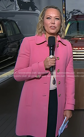 Dylan’s pink coat on Today