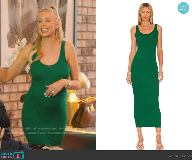Enza Costa Knit Maxi Dress worn by Heather Rae Young on Selling Sunset