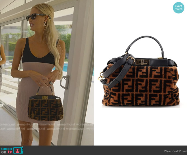 Fendi Peekaboo Bag worn by Emma Hernan on Selling Sunset
