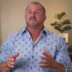 Frank Catania’s blue print shirt on The Real Housewives of New Jersey