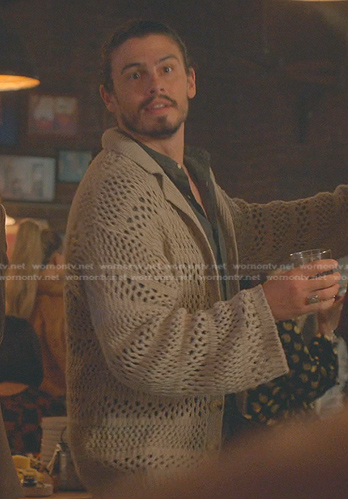 Gael’s crochet cardigan on Good Trouble