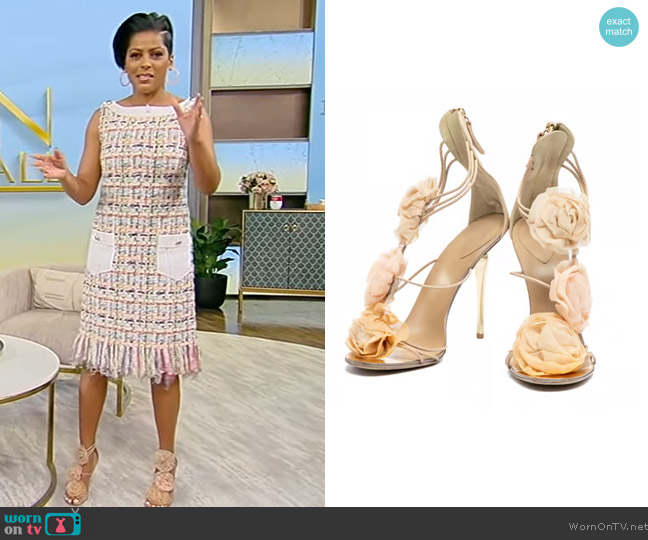 Leather Sandal Giuseppe Zanotti worn by Tamron Hall on Tamron Hall Show