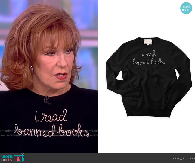 Lingua Franca : I Read Banned Books worn by Joy Behar on The View