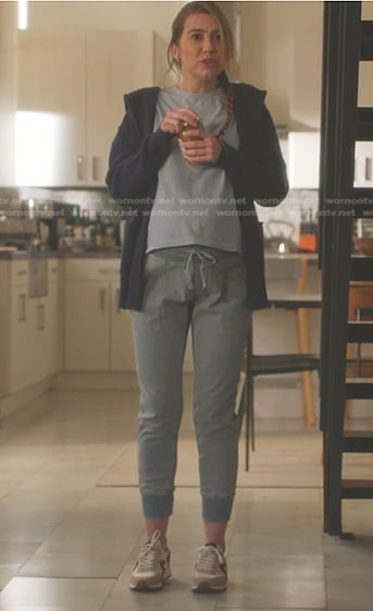 Kameron’s white and red sneakers on 9-1-1