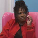 Kandi’s red bomber jacket on The Real Housewives of Atlanta