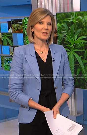 Kate Snow’s blue blazer on NBC News Daily