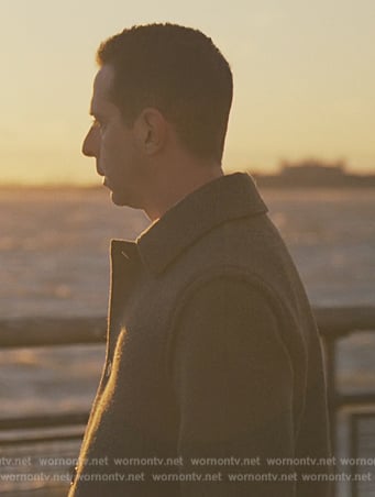 Kendall’s gray coat on Succession