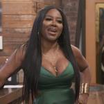 Kenya’s green cutout dress on The Real Housewives of Atlanta