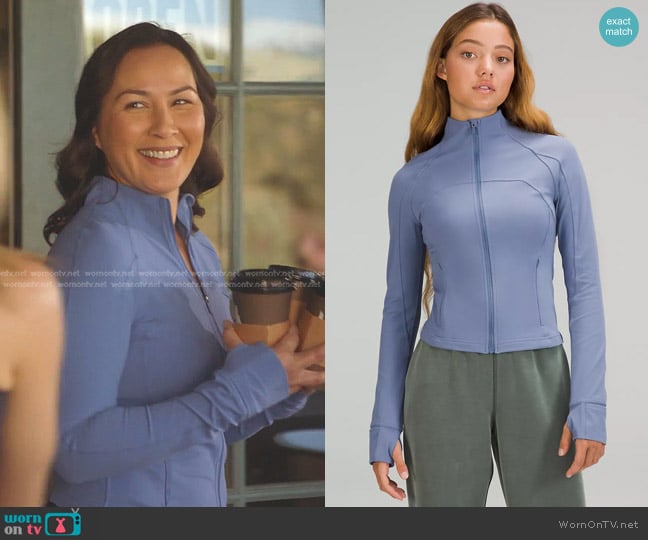 lululemon Cropped Define Jacket in Water Drop
