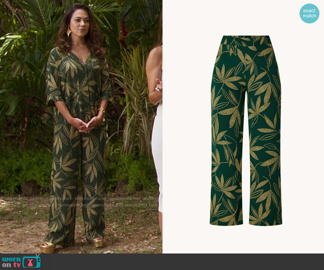 Mango Claudie Pants worn by Jenna Glazer-Beck (Camille Guaty) on Fantasy Island