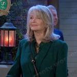 Marlena’s green blazer and pants on Days of our Lives