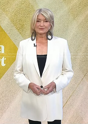 Martha Stewart’s white blazer on Today