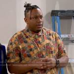 Marty’s fruit print shirt on The Neighborhood