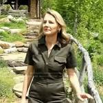 Mary Celeste’s dark green short sleeve jumpsuit on Today