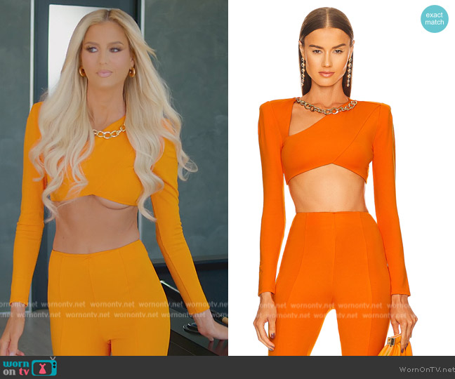 Michael Costello x REVOLVE Miki Top worn by Emma Hernan on Selling Sunset
