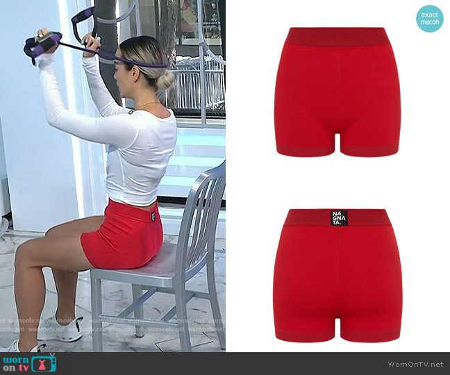 Nagnata Yoni Short in Cherry worn by Dr. LA Thoma Gustin on Today