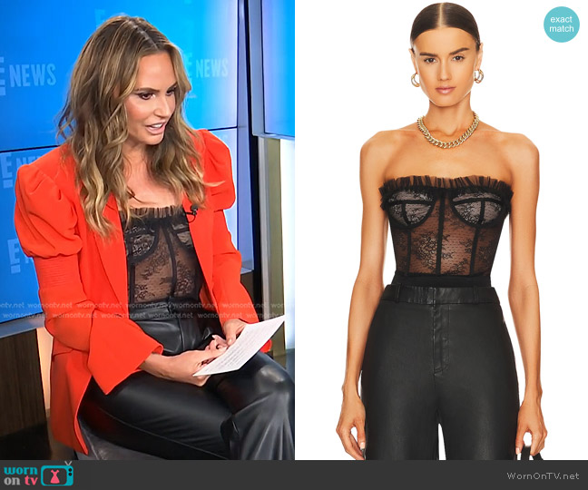NBD Maren Corset Top worn by Keltie Knight on E! News