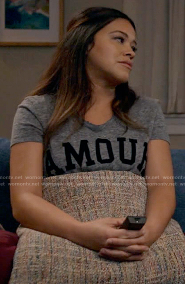 Nell’s AMOUR t-shirt on Not Dead Yet