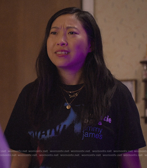 Nora’s Beastie Boys t-shirt on Awkwafina is Nora From Queens