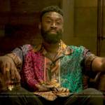 Ola’s mixed animal print shirt on Run the World