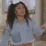 Patience’s denim jacket on All American