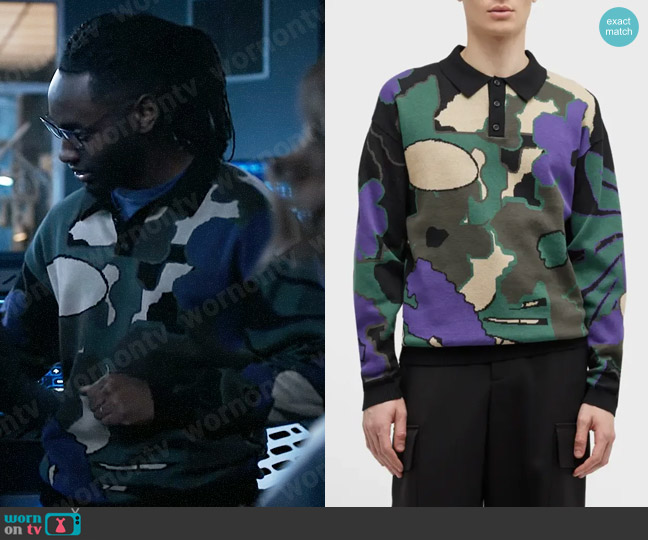 Puma x P.A.M. Knitted Polo Shirt worn by Chester Phineas Runk (Brandon McKnight) on The Flash