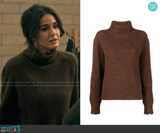 Rag and Bone Pierce Turtleneck worn by Lana Lang Cushing (Emmanuelle Chriqui) on Superman and Lois