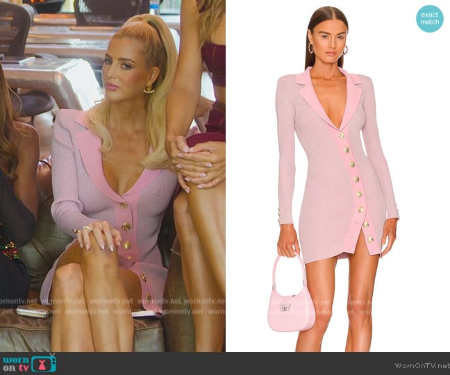 Retrofete Mimi Dress worn by Emma Hernan on Selling Sunset