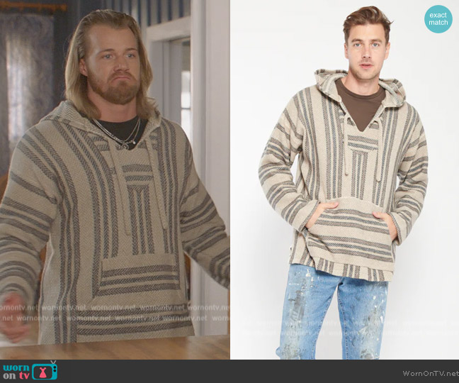 RHLA Unisex Baja Hoodie worn by JJ Parker (Hunter Clowdus) on All American