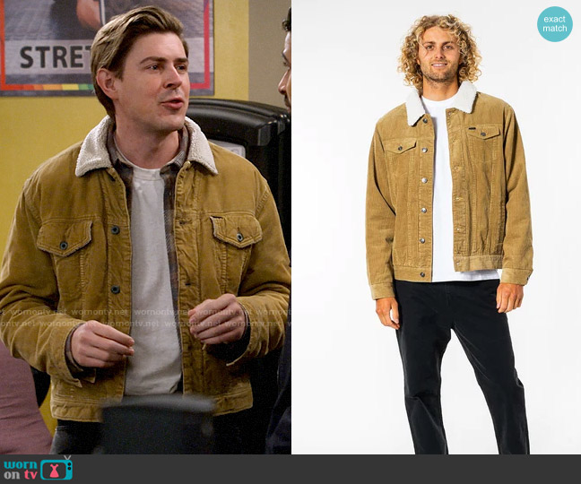 Rip Curl State Cord Jacket worn by Jesse (Christopher Lowell) on How I Met Your Father