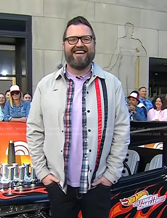 Rutledge Wood’s grey striped jacket on Today