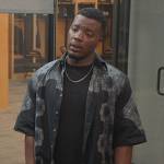 Spencer’s black printed shirt on All American