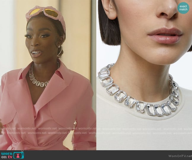 Swarovski Millenia Necklace worn by Chelsea Lazkani on Selling Sunset