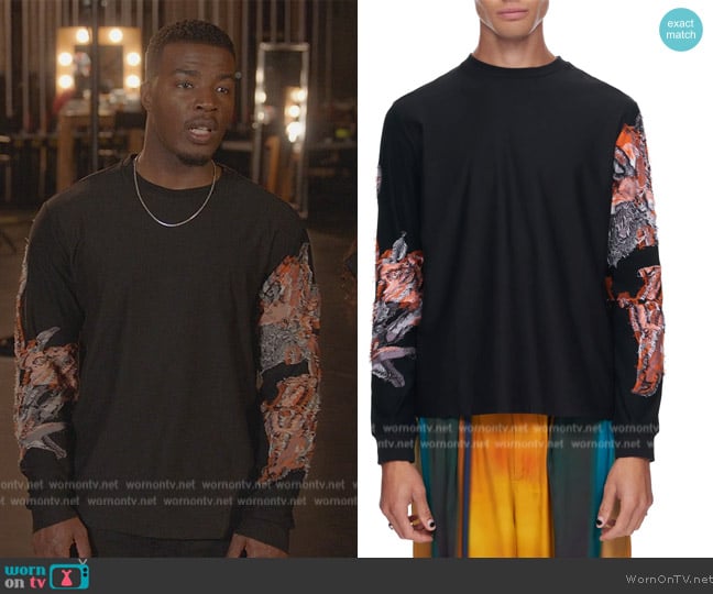 Taakk Embroidered T-Shirt worn by Spencer James (Daniel Ezra) on All American