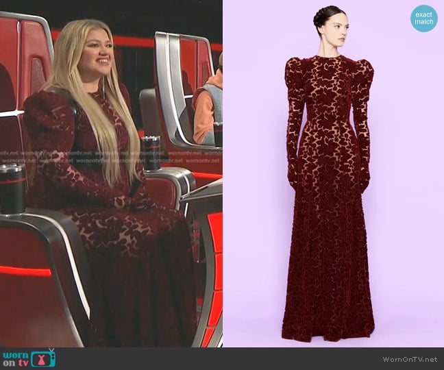 The Vampire's Wife The Night Sparrow Dress worn by Kelly Clarkson on The Voice