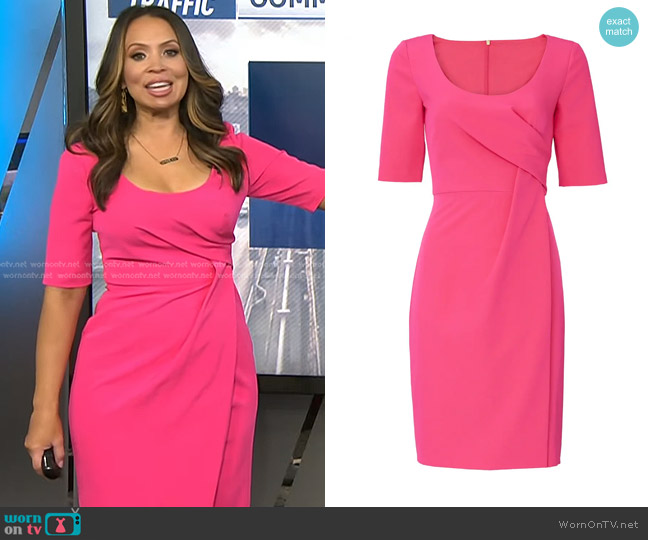 Trina Turk Suave Dress worn by Adelle Caballero on Today