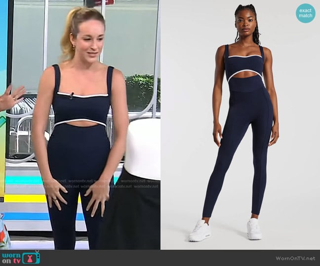 108 Sportif Capri Cutout Bodysuit worn by Jacqueline Andriakos on Today