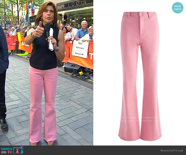 Alice + Olivia Gorgeous Coin Pocket Jean worn by Hoda Kotb on Today