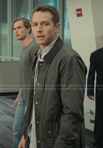 Ben’s olive jacket on Manifest