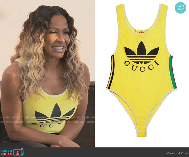 Gucci x Adidas Swimsuit worn by Sheree Whitefield on The Real Housewives of Atlanta