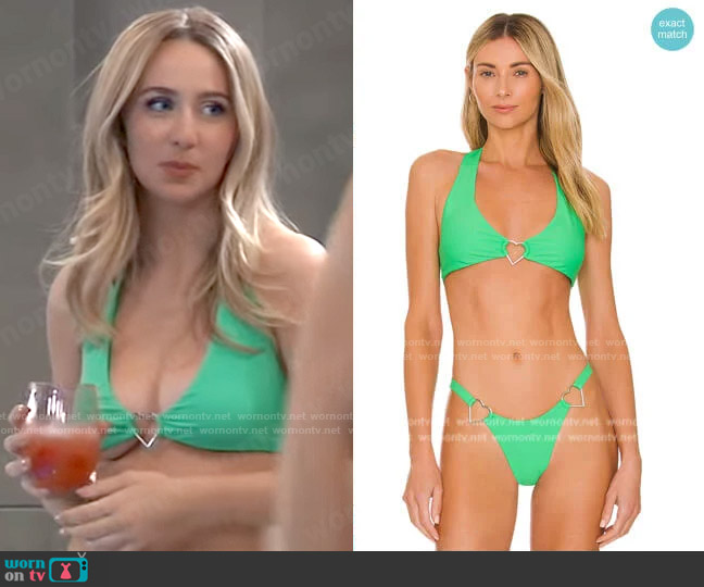 Lovers and Friends Heartthrob Top worn by Josslyn Jacks (Eden McCoy) on General Hospital