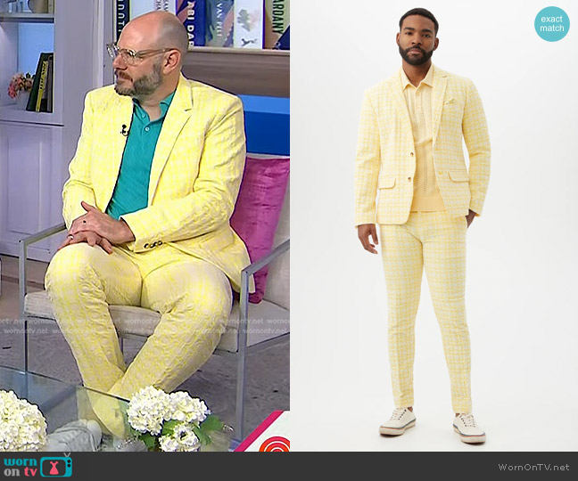 Mr Turk Thurston Blazer worn by Steven Rowley on Today