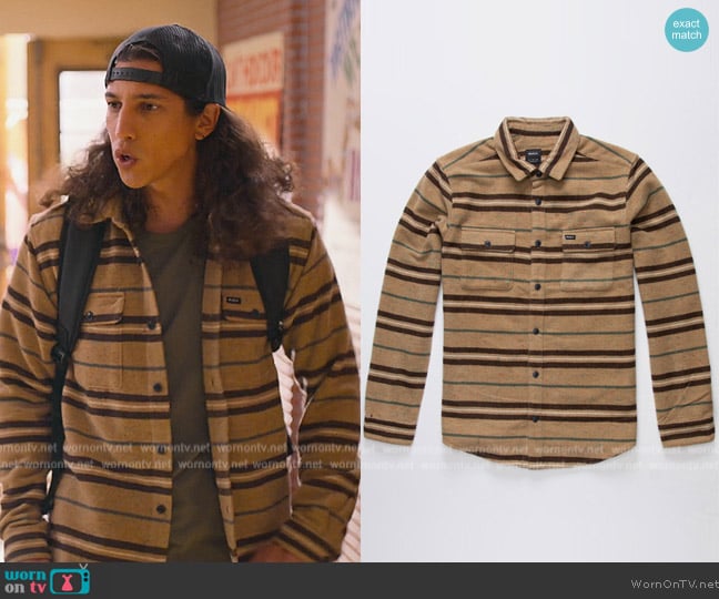 RVCA Woven Blanket Mens Flannel worn by (Benjamin Norris) on Never Have I Ever