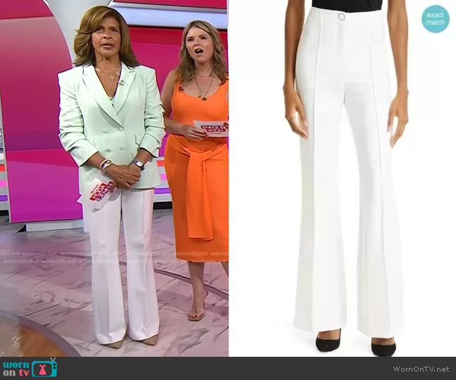 Veronica Beard Judy Flare Hem Pants worn by Hoda Kotb on Today
