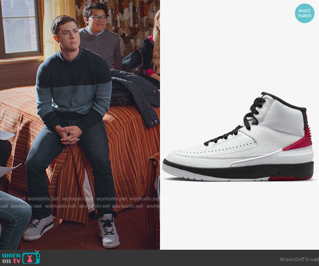 Chicago 2 Air Jordans worn by (Jaren Lewison) on Never Have I Ever