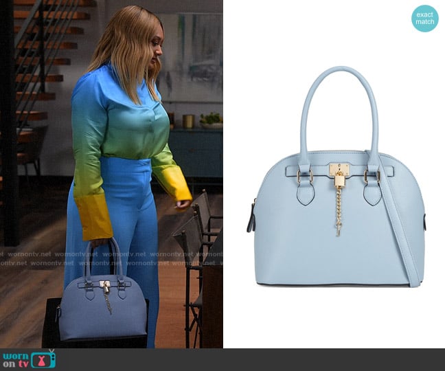 Aldo Frata Bag worn by Fatima (Crystal Hayslett) on Tyler Perrys Sistas
