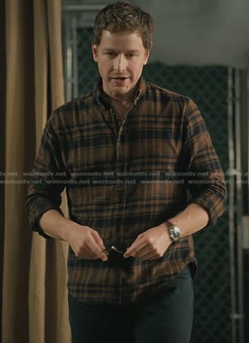 Ben’s brown plaid button down shirt on Manifest