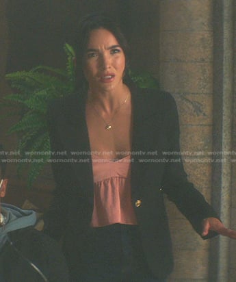 Bess’s black blazer on Nancy Drew